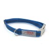 Bende Collare Sottile Gommato 20 mm 40-60 cm con Clip Metallica