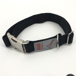 Bende Collare Sottile Gommato 20 mm 40-60 cm con Clip Metallica