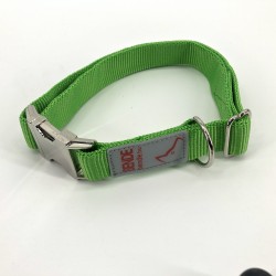 Bende Collare Sintetico Tessuto 25 mm 40-60 cm con Clip Metallica