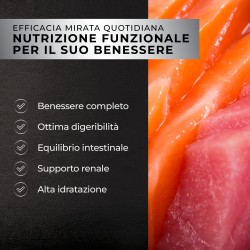 Wusto Functional Anti Hairball Tonno e Salmone - Gatto 85g